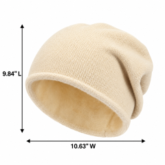 Wool Slouchy Winter Beanie