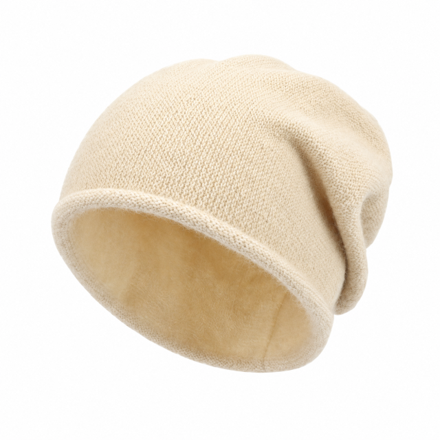 Wool Slouchy Winter Beanie