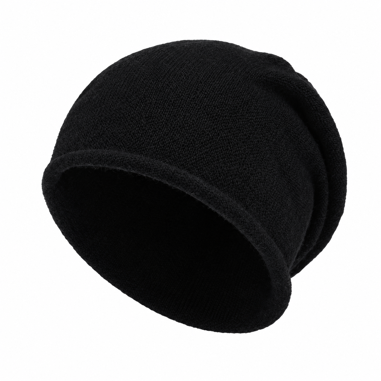 Wool Slouchy Winter Beanie