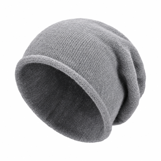 Wool Slouchy Winter Beanie