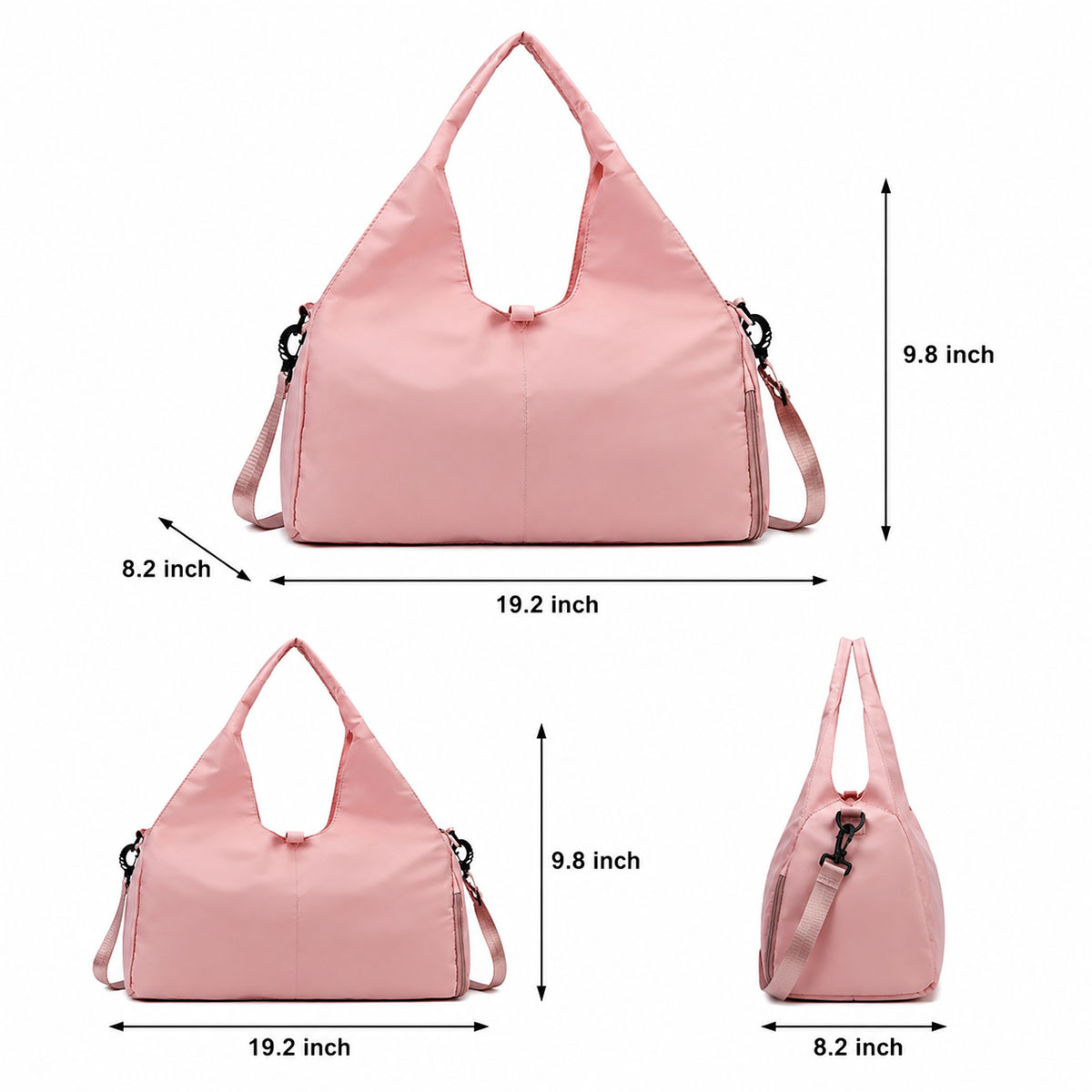 Yoga Gym Bag With Shoe Compartment