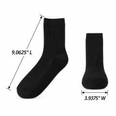 Moisture Wicking Cotton Blend Crew Socks