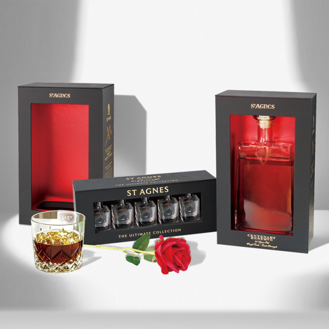 Novel wine box packaging display