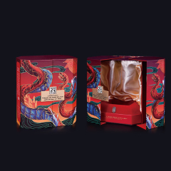 Novel wine box packaging display