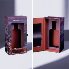 Novel wine box packaging display