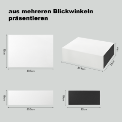 Elevate Your Brand with Foldable White Gift Boxes!