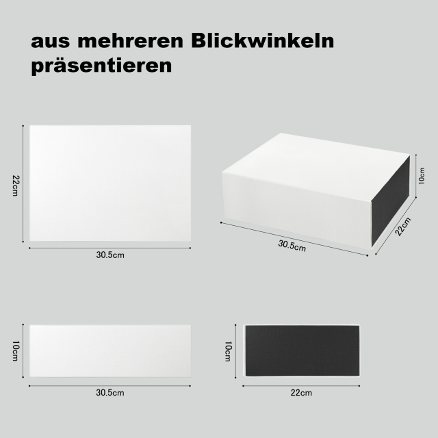 Elevate Your Brand with Foldable White Gift Boxes!