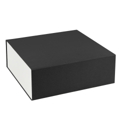 Sleek & Versatile Black Foldable Boxes