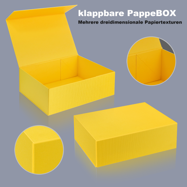 ​Sunshine Foldable Box – A4-Friendly Luxury Packaging Solution​