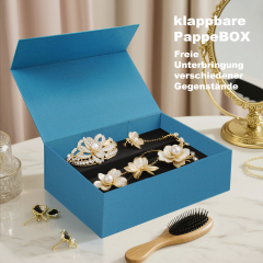 ​Deep Sea Blue Foldable Box – Strategic Packaging for Discerning Brands​