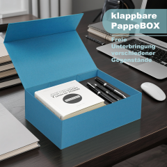 ​Deep Sea Blue Foldable Box – Strategic Packaging for Discerning Brands​