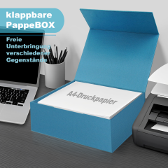 ​Deep Sea Blue Foldable Box – Strategic Packaging for Discerning Brands​