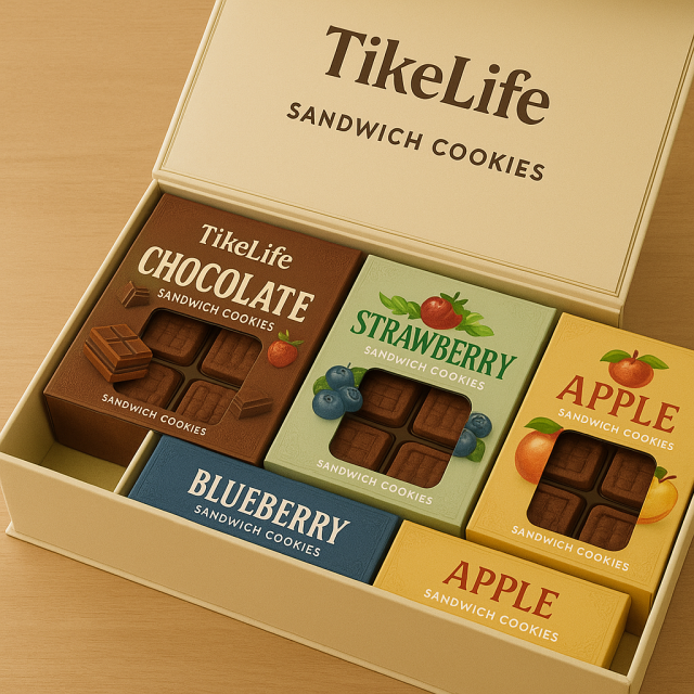 TikeLife Sandwich Cookies Gift Box