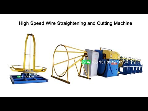 Wire Straightening and Cutting Machine