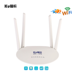 Cat6 4G CPE LTE Router with SIM Card Slot and Powerful 4pcs Non-Detachable Antenna