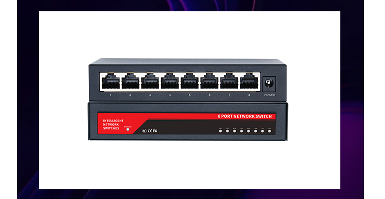 KuWFi Gigabit Network Switch 100/1000Mbps Switch 5/8/10 Port RJ45 LAN Hub Desktop Fast Ethernet Switch for Office Dormitory Home