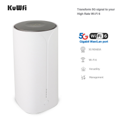KuWFi 5G CPE Router 1200Mbs WiFi6 VPN External Signal Smartphone Global Unlocked wifi Router