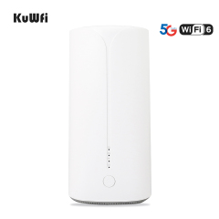 KuWFI 5G CPE Router 4G/5G SIM Card WiFi6 Dual Band NSA/SA Modem 5G Network Up to 3.0Gbps