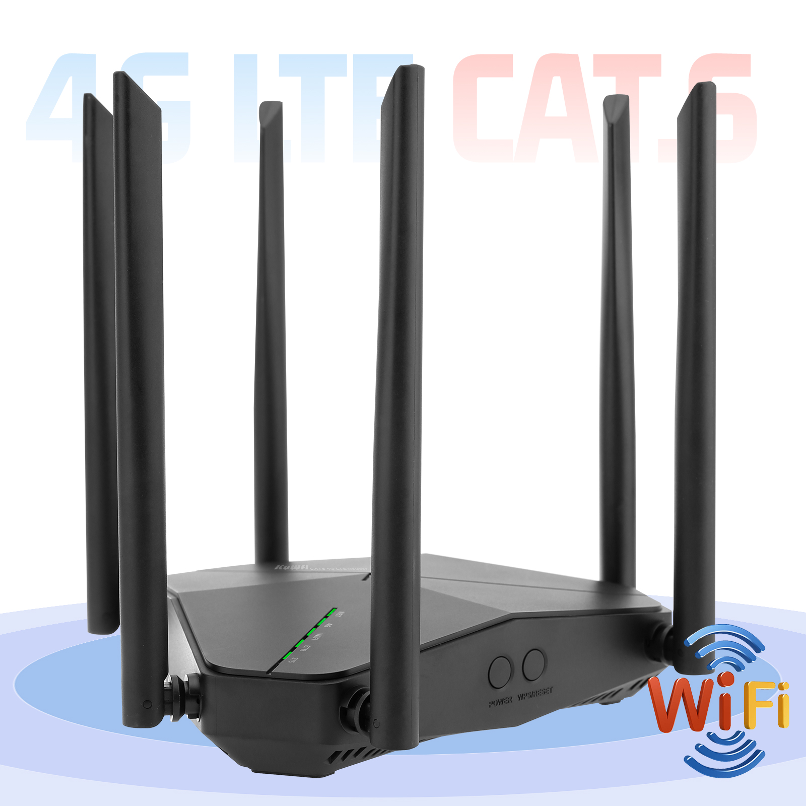 KuWFi cat6 wifi router rj11 port vpn 4g wireless router 2.4g 5g ...