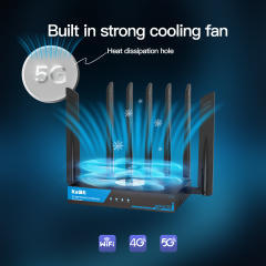 KuWFi 5G CPE X75 5G Openwrt Mesh VPN Server IMEI Change 5G Router with SIM Card Slot