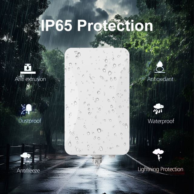 KuWFi 300meters distance 3000Mbps Wave2 wifi coverage Outdoor Access Point With Gigabit Port