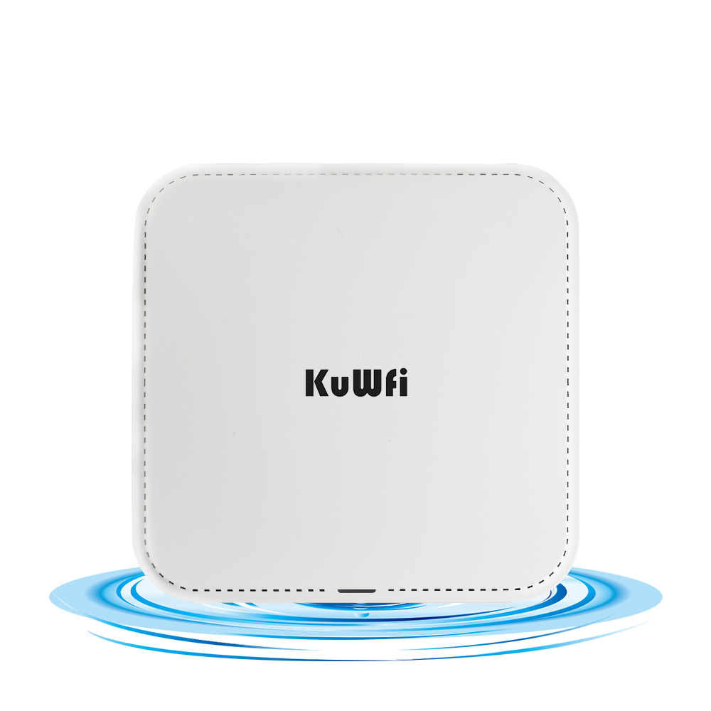 KuWFi Dual Band 2.4G 5.8G 3000Mbps Gigabit Wifi Ceiling ap Wireless Ceilling ap for Indoor Use