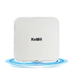 KuWFi Dual Band 2.4G 5.8G 3000Mbps Gigabit Wifi Ceiling ap Wireless Ceilling ap for Indoor Use