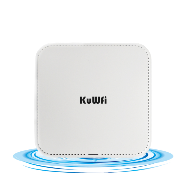 KuWFi Dual Band 2.4G 5.8G 3000Mbps Gigabit Wifi Ceiling ap Wireless Ceilling ap for Indoor Use