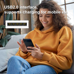 KuWFi 3000Mbps Seamless Roaming Inwall Wifi ap Poe 48V USB Port Indoor Inwall Access Point with Full Gigabit Port