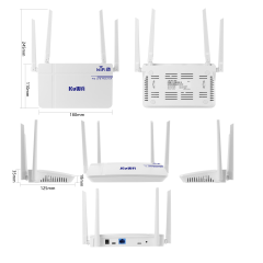 KuWFi Type C power wifi 6 router wifi port forwarding 4g lte wireless router