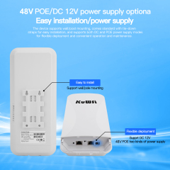 KuWFi Cloud Manage 900mbps 8km PTP PTMP Long Range 18dBi Antenna Outdoor Wifi Bridge for Ip Camera