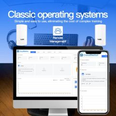 KuWFi 900Mbps CPE 5.8G 2KM Long Range Point to Point Waterproof Wireless Wifi Bridge for wifi transmission