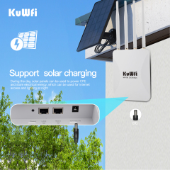 KuWFi 3000Mbps WiFi6 Repeteur Community Wifi 2.5G Port Waterproof IP65 Outdoor Access Point for Village