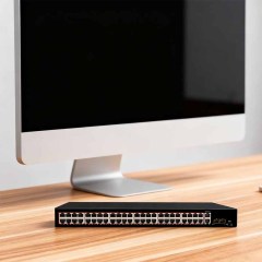 KuWFi 48 Port Poe104Gbps VLAN High Density Full Gigabit Industrial-Grade Lightning Uplink SFP 48v Poe Switch