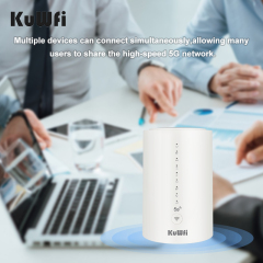 KuWFi NSA/SA AX3000 High Speed Gigabit RJ45 Port Wifi 6 5g WiFi SIM Card Router with RJ11 Port