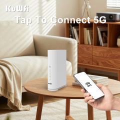 KuWFi Ax3000 Wifi6 2 Sim Card VPN P2TP Dual Band NFC Function 5g Sim Router with 2.5G Port