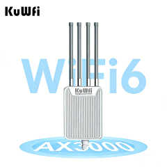 KuWFi Wifi ap Wifi6 Ax3000 Extend Long-Range Coverage 256 Users Connectivity Mesh Outdoor Access Point