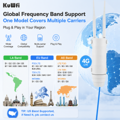 KuWFi outdoor 4g LTE WIFI Router 150Mbps Wireless AP WIFI Extender Long Range