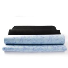 Sustainable PU marble natural rubber yoga mat
