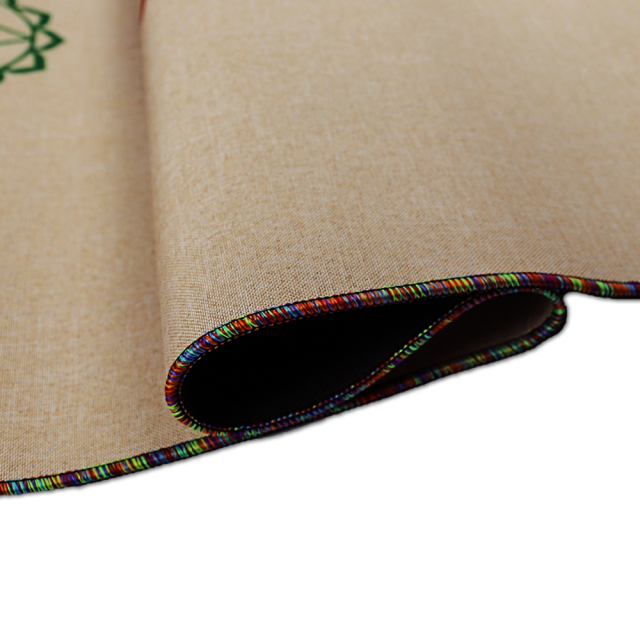 Hemp natural rubber yoga mat