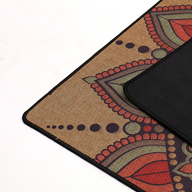 Hemp natural rubber yoga mat
