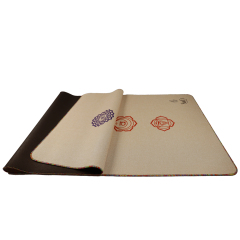 Hemp natural rubber yoga mat