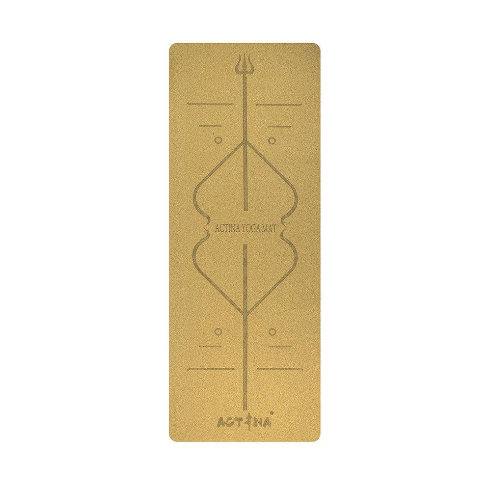 Pure ecological cork natural rubber yogi mat