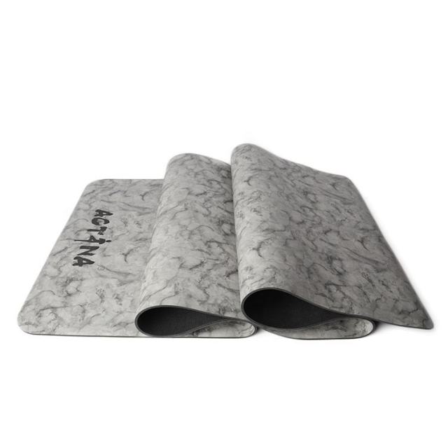 PU marble natural rubber yoga mat