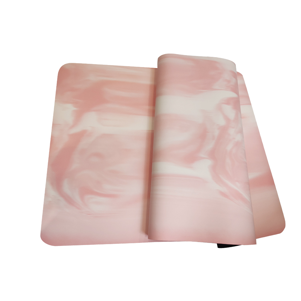 PU Natural Rubber Yoga Mat with Elegant Texture