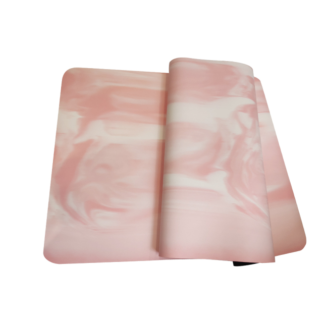 PU Natural Rubber Yoga Mat with Elegant Texture