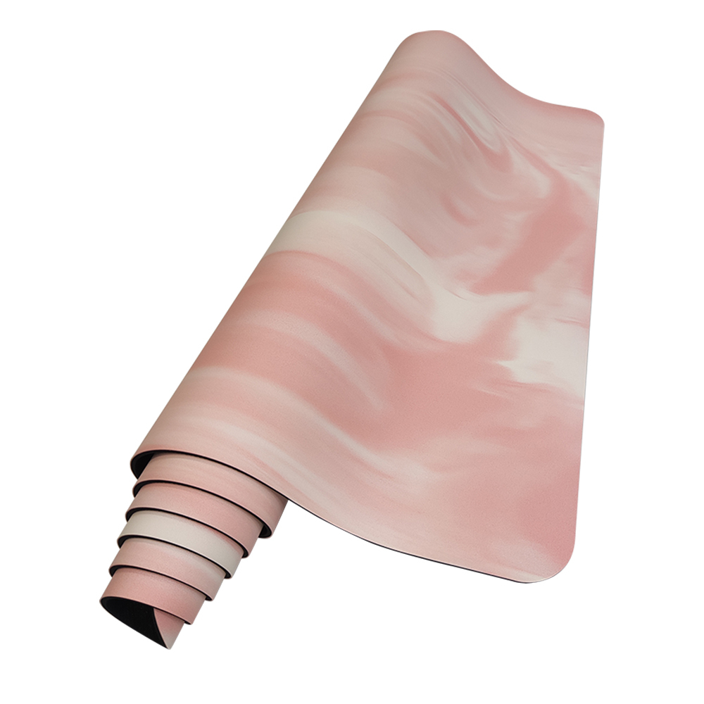 PU Natural Rubber Yoga Mat with Elegant Texture