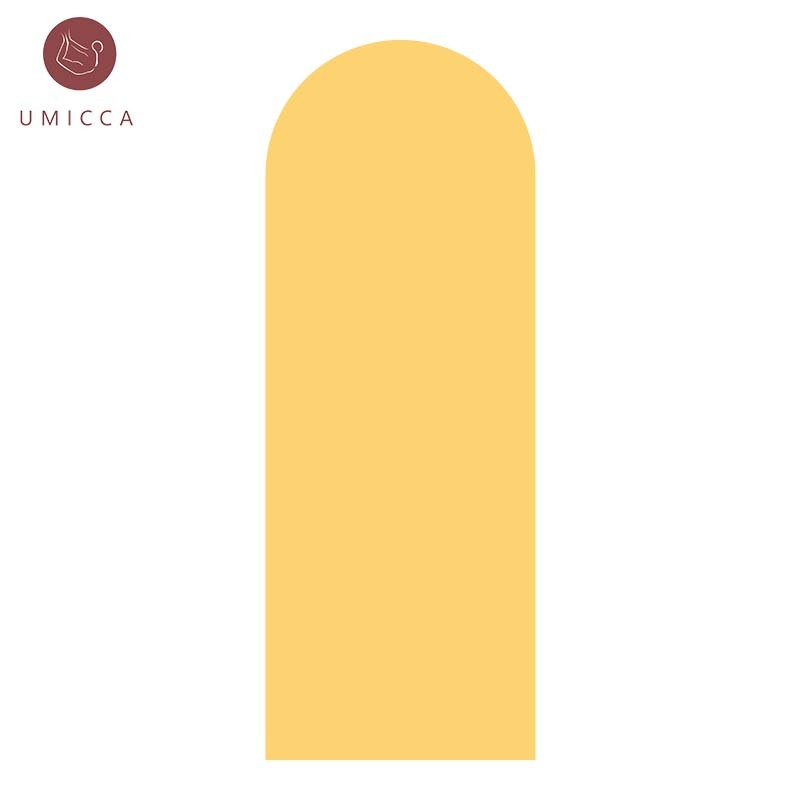 semicircular yoga mat