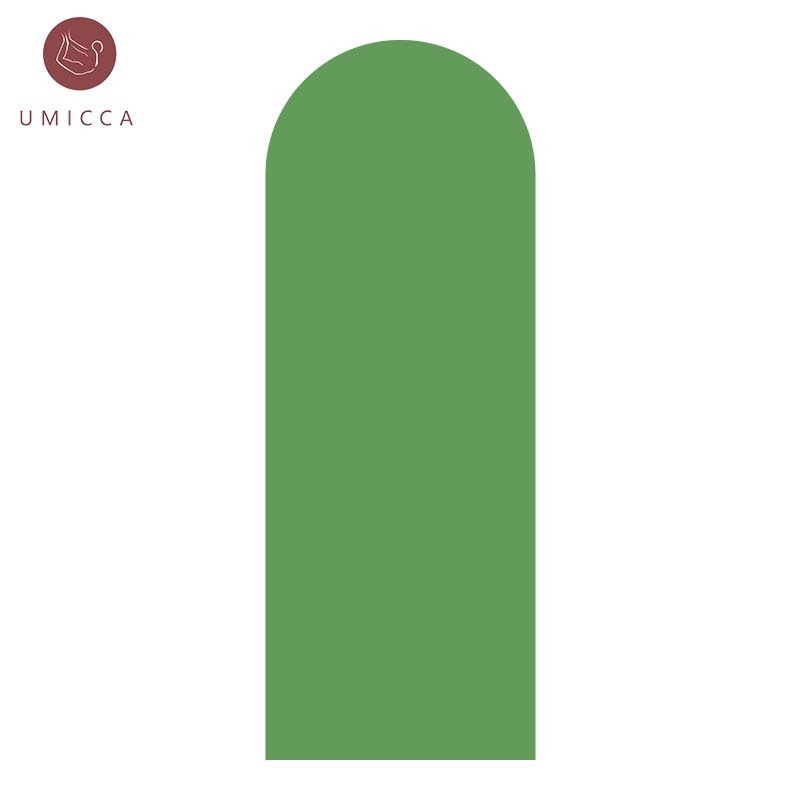 semicircular yoga mat