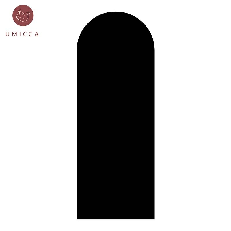 semicircular yoga mat